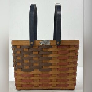 Henn American Flag Handcrafted Woven Basket